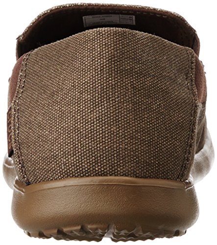 crocs Men's Santa Cruz 2 Luxe Slip-On Loafer, Espresso/Walnut, 9 M US - Thumbnail 2
