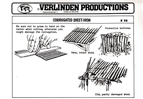 VER0030 1:35 Verlinden Corrugated Sheet Iron [MODEL KIT ACCESSORY]