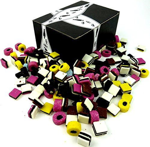 Cuckoo Luckoo Licorice Allsorts, 2 lb Bag in a BlackTie Box - Thumbnail 7