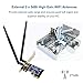WiFi Card AC1300Mbps Wireless WiFi PCIe Network Adapter Card 5GHz/2.4GHz Dual Band PCI Express Internet Network Card with 2×5dBi High Gain Antenna for Desktop/PC Gaming