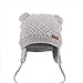 XIAOHAWANG Warm Baby Hat Cute Bear Toddler Earflap Beanie for Fall Winter (6-12 Months, A-Grey)