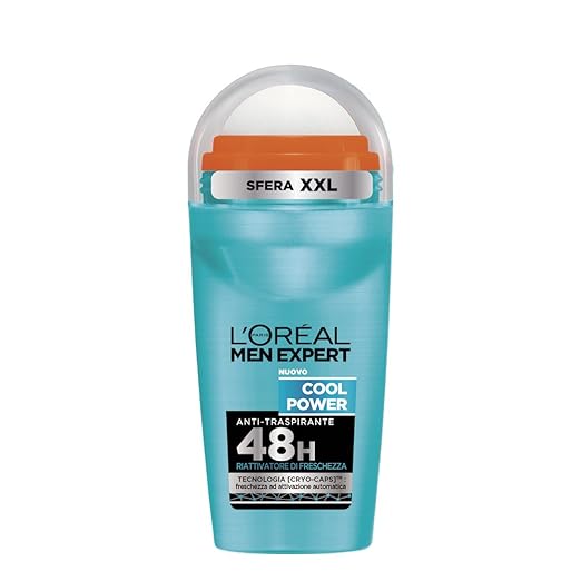 title=L'Oréal Paris Men Expert Cool Power- Deodorante Uomo Roll On Anti-Trasprirante-