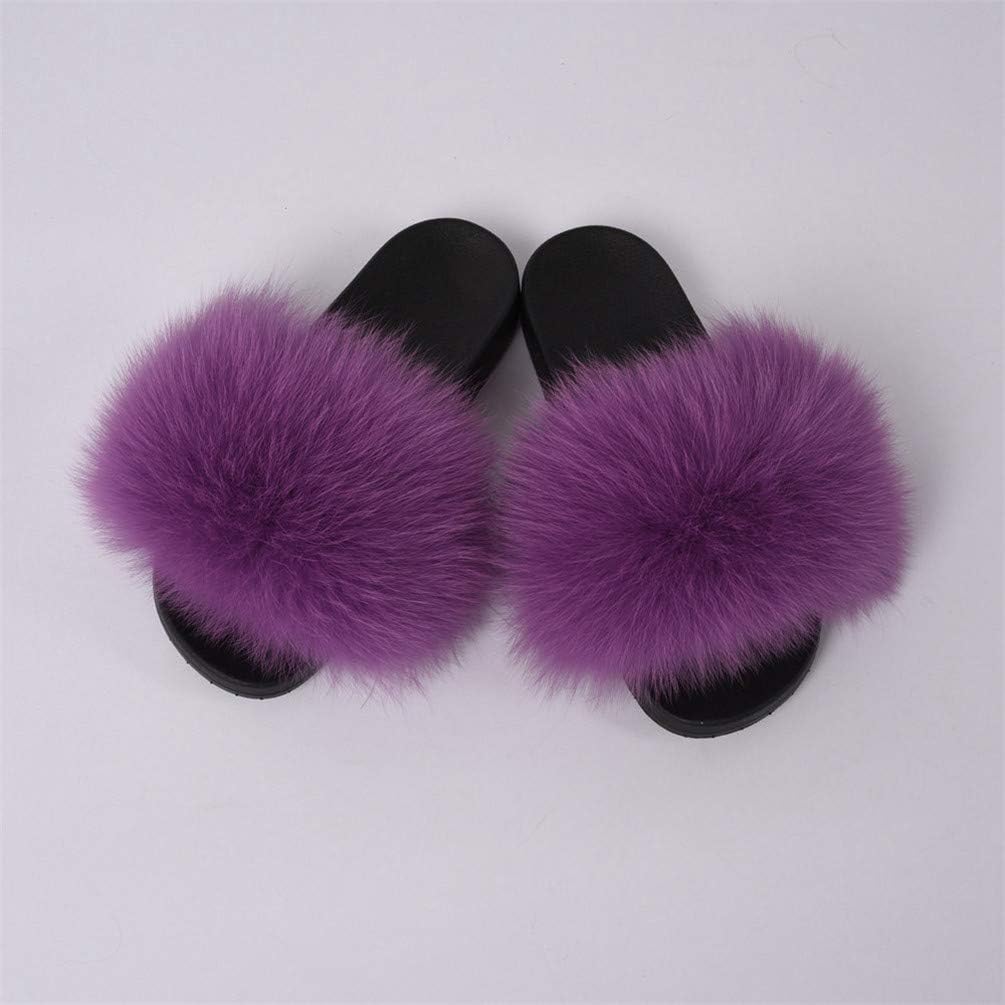 purple fluffy slides