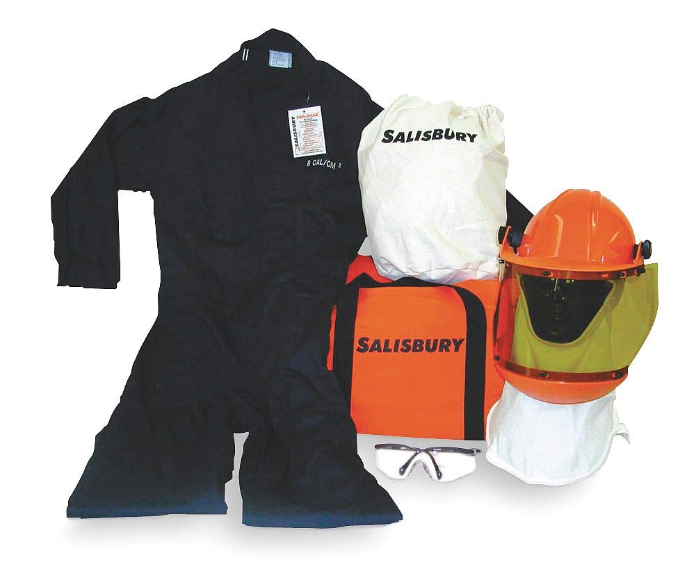 Salisbury by Honeywell SKCA8- Arc Flash Protective Coverall Kits, 8 Cal/cm2, Extra Large