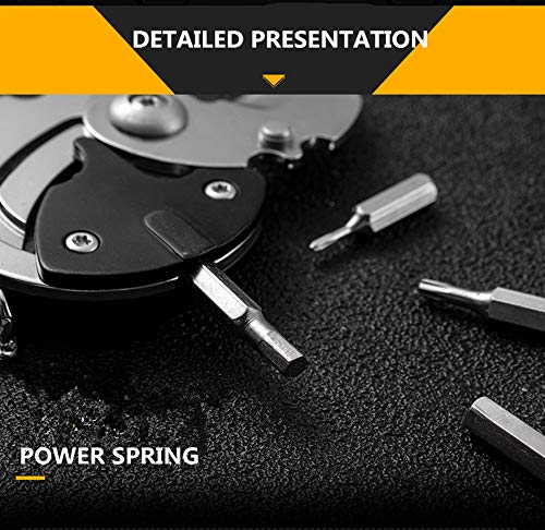 SDFSX Multifunction Coin knife,Coin shaped knife,Mini Pocket Key Gadget Portable,Multi Tool Small Screwdriver Set with Valentine's Day Gifts for Him