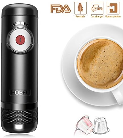 Espresso Machine Portable Automatic Boils Water 15 Bars Pressure One-Button Operation Travel Outdoor Coffee Maker