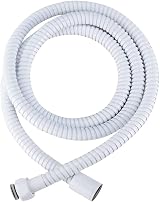 Hairstore 2m White Stainless Steel Shower Hose Flexible Bath Extension Handheld view 1