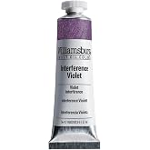 Williamsburg Artist Oil Colors, Interference Violet, 37 ml Tube | Artist grade oil paint delivering rich texture, high pigment load, and distinctive handmade character.