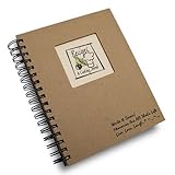 Recipes, A Cooking Journal - Kraft Hard Cover (prompts on every page, recycled paper, read more)