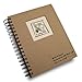 Recipes, A Cooking Journal - Kraft Hard Cover (prompts on every page, recycled paper, read more)