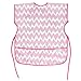 Bumkins Short Sleeved Art Smock, Pink Chevron (3-7 Years)