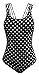 Chuanqi Women's Sexy Polka Dots Print Bandage Swimsuit One Piece Bikini