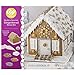 Gingerbread House Kit - Wilton Christmas Pre-Assembled House, Includes: House, Icing, Fondant, Candies, Decorating Bag & Tip - Bundled With Extra Candy!