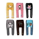 Kubeer 6pc 0-3T Baby Pants Child Infant Leggings Tights Trousers Warm Clothing