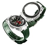 Neuupesen GA2100 Transparent Case with Metal Bezel
