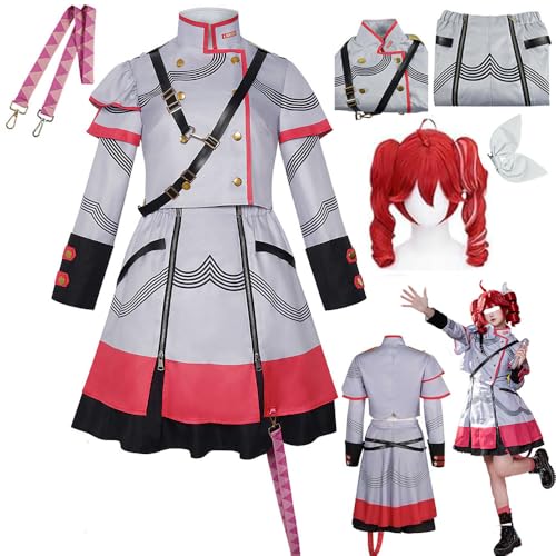 BAIJAHUXI Kasane Costume Outfit Kasane Dress Uniform Women Full Set Halloween (Grey, Medium) by BAIJAHUXI - Used condition - US$51.71