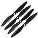 RAYCorp 6040 6x4 Propellers. 16 Pieces (8CW, 8CCW) Black 6-inch Quadcopter & Multirotor Props + Battery Strap