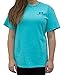 Simply Southern Preppy T-Shirt - Make 'Merica Preppy Again Elephant- Pool (Large), Pool Blue
