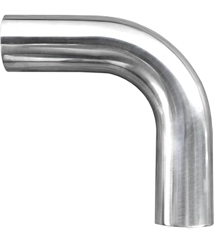 2.5" (63.5mm) 30 Degree Mild Steel Exhaust Mandrel Bend - 1.5D Tight Radius 4 thumbnail image