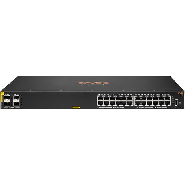 Amazon.com: Aruba 6000 48G Class4 PoE 4SFP 370W Switch : Electronics