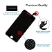 Nroech for iPhone 6S Plus Screen Replacement 5.5'' [Black], 6S Plus 3D Touch LCD Screen Digitizer Frame Full Assembly with Camera - Earpiece - Free Repair Tool Kits-Protector for A1634, A1687, A1699