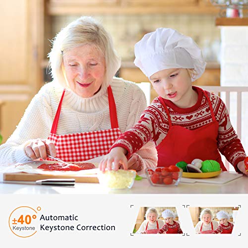 VANKYO Burger 101 Pico Projector, Rechargeable DLP Wireless Mini