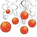 amscan Basketball Swirl Party Decorations