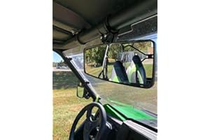 MAVERICK ADVANTAGE Universal UTV 1 1/2"-2" Roll Bar Mount REARVIEW MIRROR Fits Kawasaki Polaris ROUND ROLL BAR Honda Yamaha Kubota John Deer - 98310