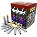 EKIND 200 Pcs Waffles Darts Refill Pack Foam Bullet Compatible for NERF N-Strike Series Blaster (Gray)