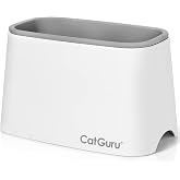 CatGuru Premium Cat Litter Scoop Holder &ndash; Heavy-Duty Scooper Storage Caddy, Scoop Stand for Kitty Litter Box, Fits Most Cat Litter Scoops (White)