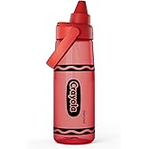 CamelBak Crayola Chug Water Bottle, Tritan Renew, Leakproof, 25oz, Cherry Red