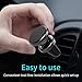 Car Phone Mount, ThirdM Universal Air Vent Magnetic Phone Car Holder Cradle 360 Rotation Cell Phone GPS Holder for iPhone X / 8/8 Plus / 7 Plus / 6S / 6S Plus/Samsung/Galaxy/LG/HTC (Black)