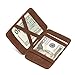 Genuine Leather Magic Wallet Minimalist-MAGIC TALE Men's Front Pocket Wallet with ID window