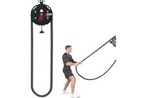 Torque Endless Rope Trainer, Home Gym Equipment for Grip, Arms, Back, Body Coordination Exercises, Pulley Cable Machine Syste