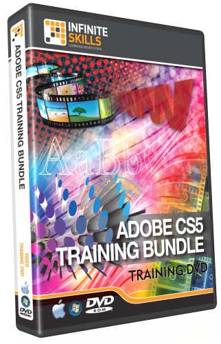 Discounted Adobe CS5 Training Bundle Tutorial DVD - 68 hours