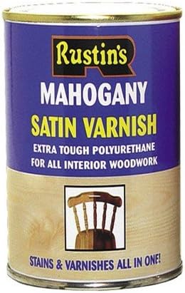 Rustins POSO500 Polyurethane Varnish, Oak Satin, 500 ml, 500ml