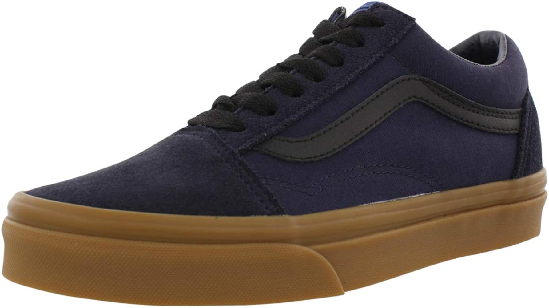 navy and gum vans