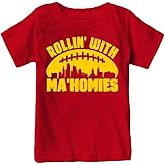 Xtreme Apparrel Rollin' with Ma'homies Skyline Kid's Shirt for Football Fans