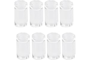 Antrader 8-Piece Acrylic Standoffs, 1/2" x 3/4", Wall Sign Mounting Hardware