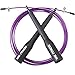 Speed Jump Rope with super-fast high-grade metal bearings, best for Boxing, Crossfit, MMA and endurance fitness training with this speed cable rope.
