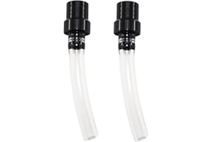 JOYYANGFANG 2-Pack Motorcycle Gas Tank Fuel Cap Vent Tube, Black, Metal, Universal Fit for Dirt Bikes, ATV, Quad, Off-Road Motorcycling