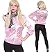 IWIWB Retro 1950s Pink Lady Jacket Fancy Dress 50s Halloween Costume