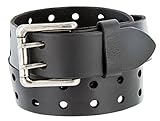Belts.com Metro Twin Roller Vintage One-Piece 100% Leather Jean Belt 1-1/2