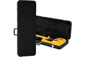 Gator Cases Hard-Shell Wood Case for Standard Electric Guitars, Fits Fender Strat/Tele Style (GWE-ELEC)