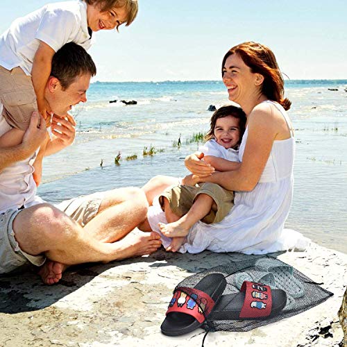 image for QVQQ Mesh Stuff Sack Large Lightweight Golf Ball Bag Durable Nylon Mes