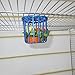 AZXAZ 2 Pack Bird Cage Feeder Hanging Fruit Vegetable Basket Holder Parrot Feeding Bowl Food Container Bird Cage Hanging Toythumb 1