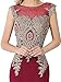 MisShow Women's Embroidery Lace Long Mermaid Formal Evening Prom Dresses