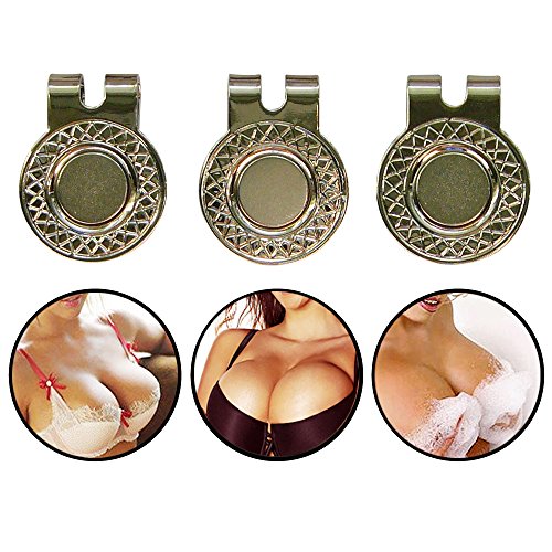 BUSHMANCRAFT 3 Golf Ball Markers + 3 Magnetic Hat Clips Set (HotGirl_05)