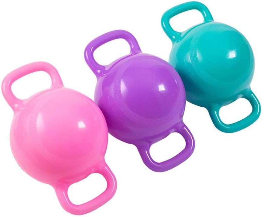LLDWORK 1PCS Kettlebell Water Filled PVC Kettlebell Adjustable Weight Kettlebell with Base for Women Training Fitness