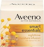 Aveeno Smart Essentials Nighttime Moisture Infusion Facial Moisturizer, 1.7 Ounce